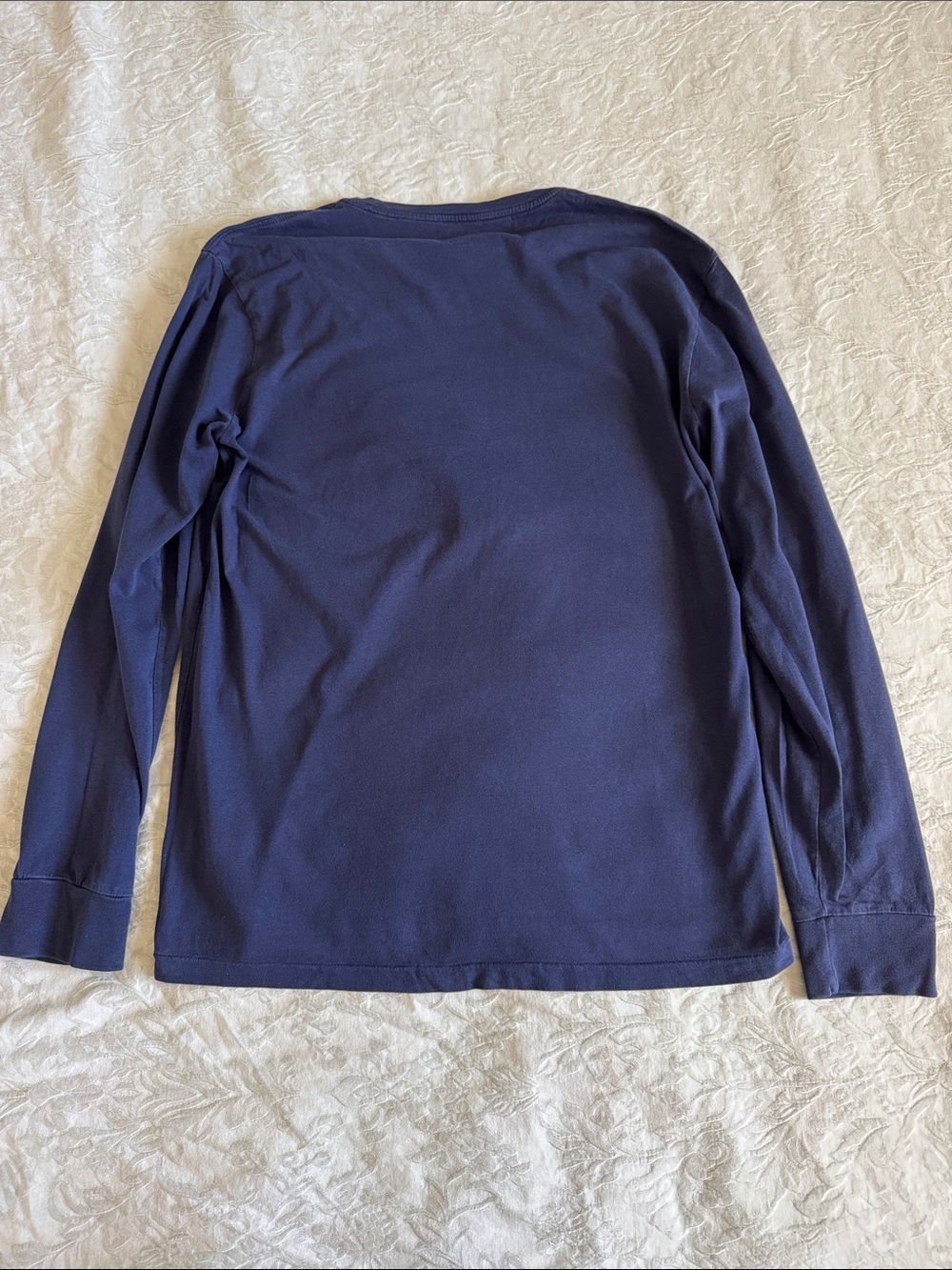 Polo by Ralph Lauren Navy Long Sleeve Tee with Red Graphic - Picture 6 of 7